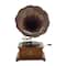 Brown Wood and Metal Vintage Gramophone, 27" x 19" x 17"